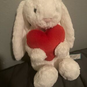 Jellycat Bashful Red Love Heart Bunny